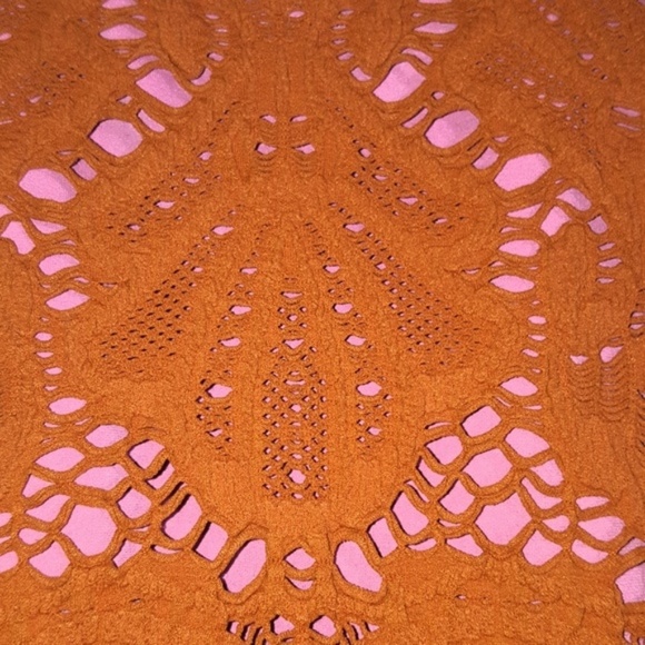 Stretch Dress NWOT Crimson Rust Medallion - Picture 2 of 7